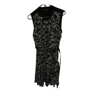 Simply Vera Vera Wang Black Floral Dress